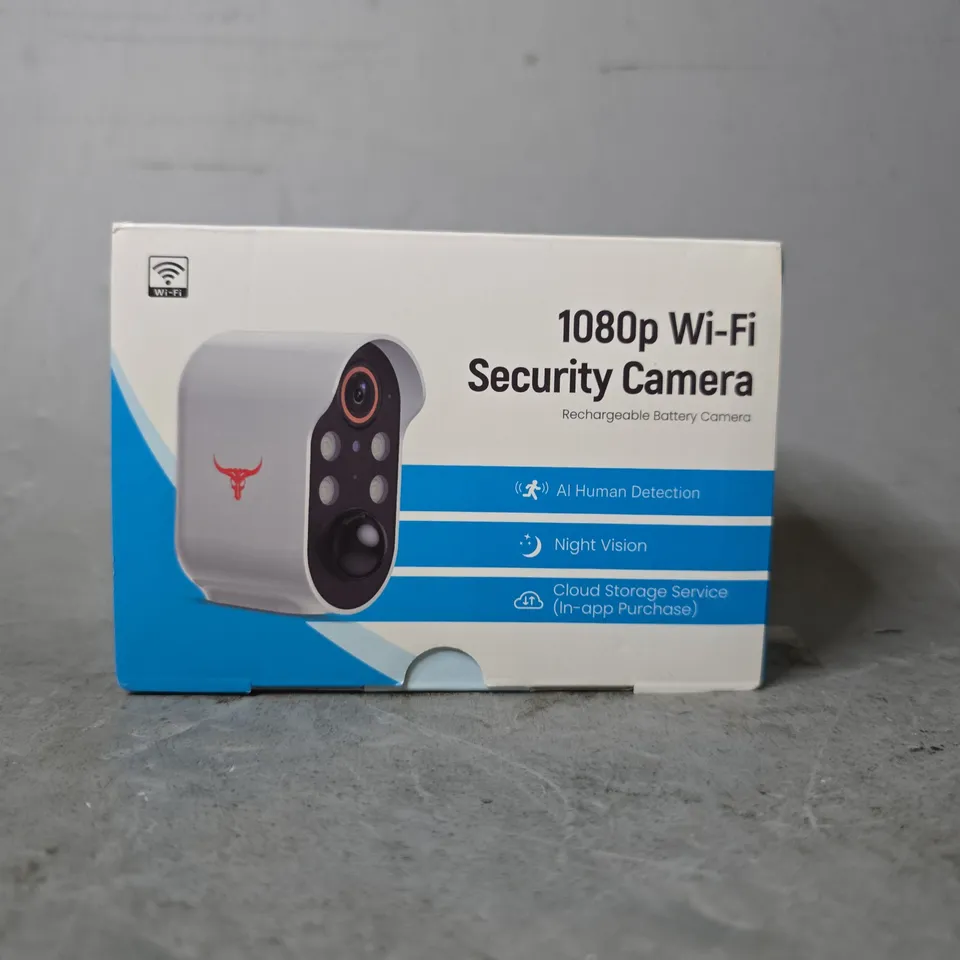 BOXED 1080P WIFI SECURITY CAMERA 