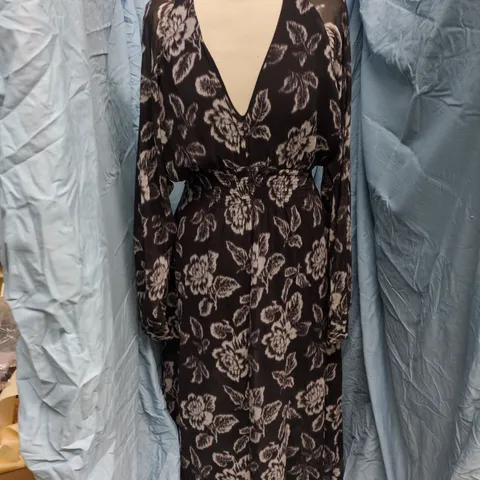 ALL SAINTS WOMEN'S FLORAL PRINT MAXI DRESS – UK SIZE S
