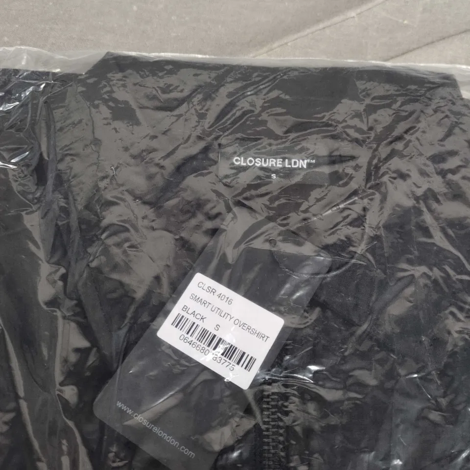 CLOSURE LDN SMART UTILITY OVERSHIRT – BLACK, SIZE S
