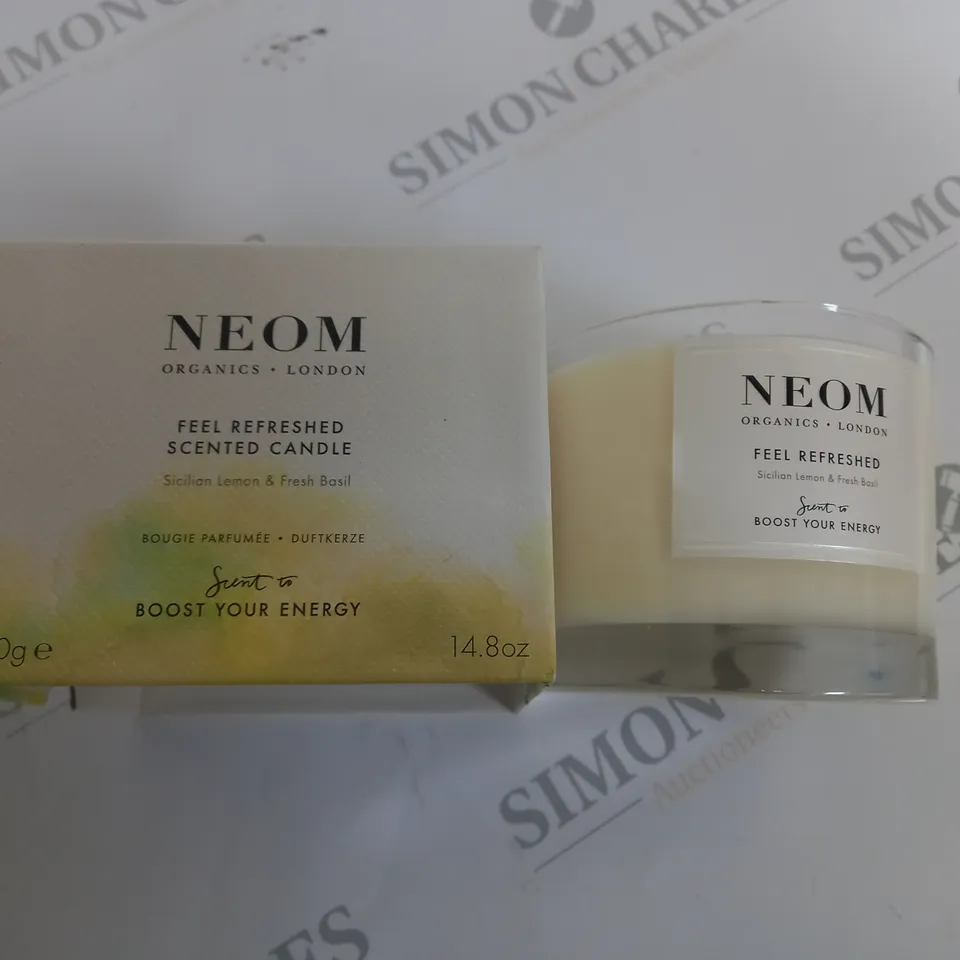 BOXED NEOM FEEL REFRESHED SCENTED CANDLE  