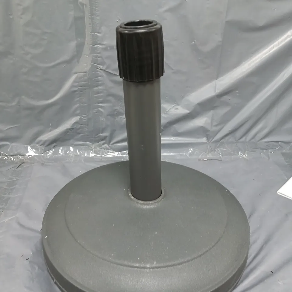 GREY PARASOL BASE 13KG RRP £29.99