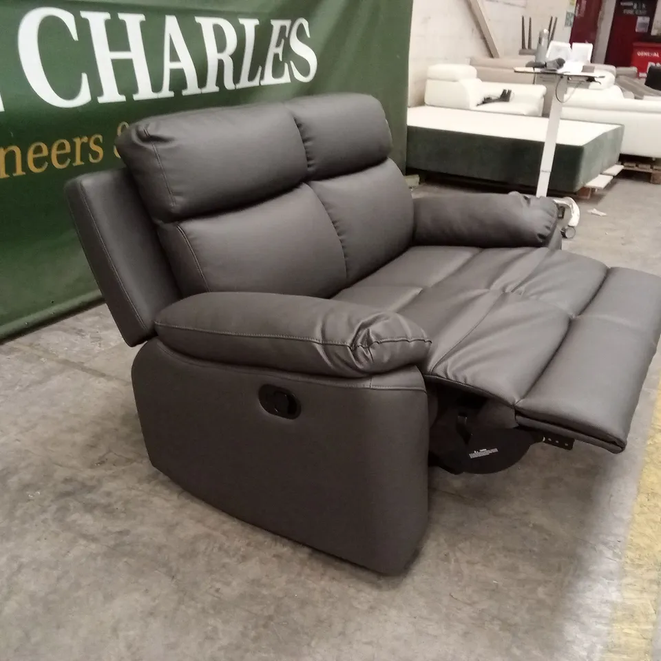 EDISON 2 SEATER MANUAL RECLINER SOFA RRP £649