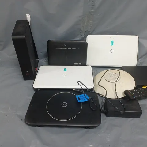 APPROXIMATELY 7 ASSORTED HOUSEHOLD ITEMS TO INCLUDE EE, TALK TALK, BT, ETC