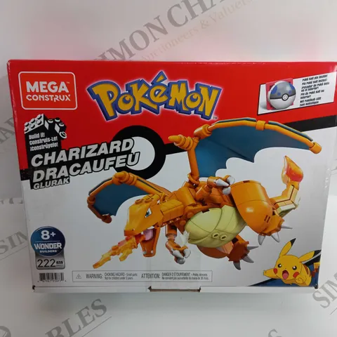 BOXED MEGA CONSTRUX POKEMON CHARIZARD