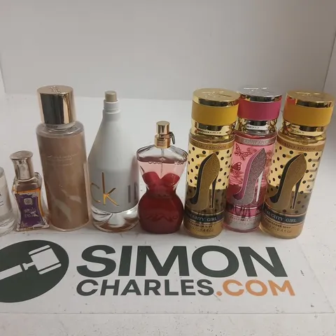 APPROXIMATELY 10 ASSORTED UNBOXED FRAGRANCES