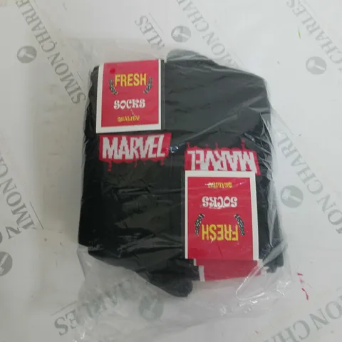 FRESH SOCKS QUALITY MARVEL SOCKS - SIZE UNSPECIFIED