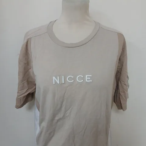 NICCE SLOGAN CASUAL T-SHIRT SIZE M