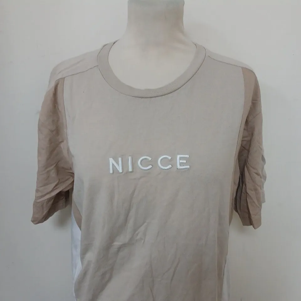 NICCE SLOGAN CASUAL T-SHIRT SIZE M