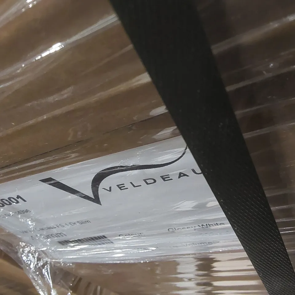 PALLET CONTAINING A LARGE QUANTITY OF ASSORTED BATHROOM FURNITURE PARTS INCLUDING: VELDEAU VANITY CARCASSES ECT