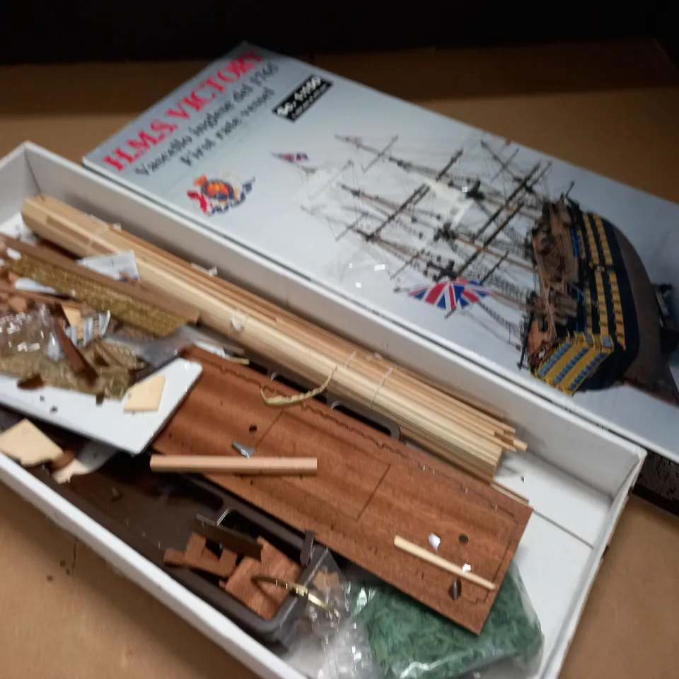 BOXED H.M.S VICTORY 1:50 SCALE MODEL