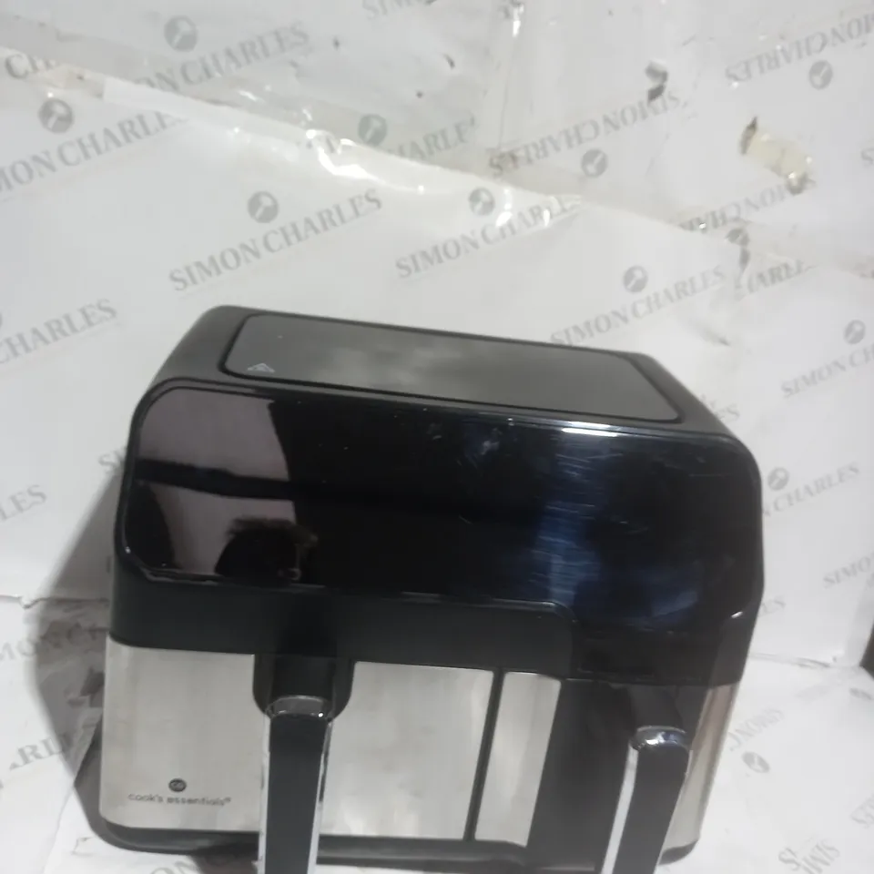 BOXED COOK'S ESSENTIALS 7.7L DUAL AIR FRYER 