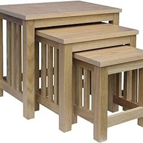 BOXED ASHTON NEST IF TABLES 47.5CM W X 53.5CM D X 34CM H - 333384