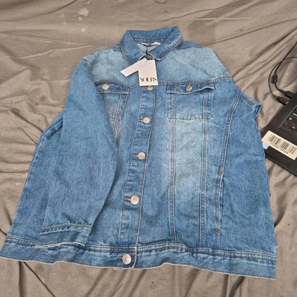 UK 16 YOURS DENIM JACKET – WOMEN’S DENIM JACKET