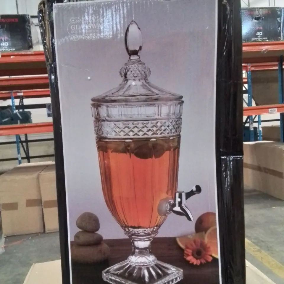 BOXED GLASSWARE SPIRT DECANTER/SERVER