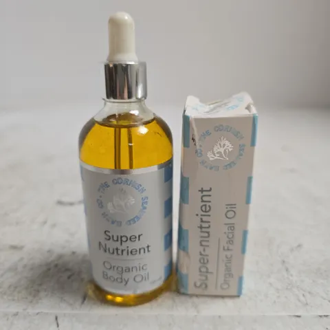 THE CORNISH SEAWEED BATH CO SUPER-NUTRIENT ORGANIC FACIAL OIL AND BODY OIL