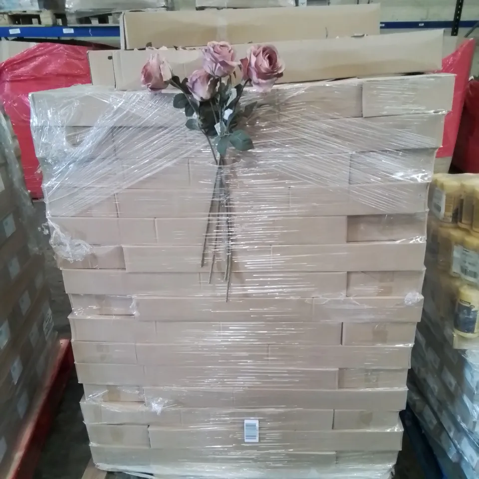PALLET CONTAINING APPROXIMATELY 55 BOXES OF FAUX SINGLE STEM ROSES