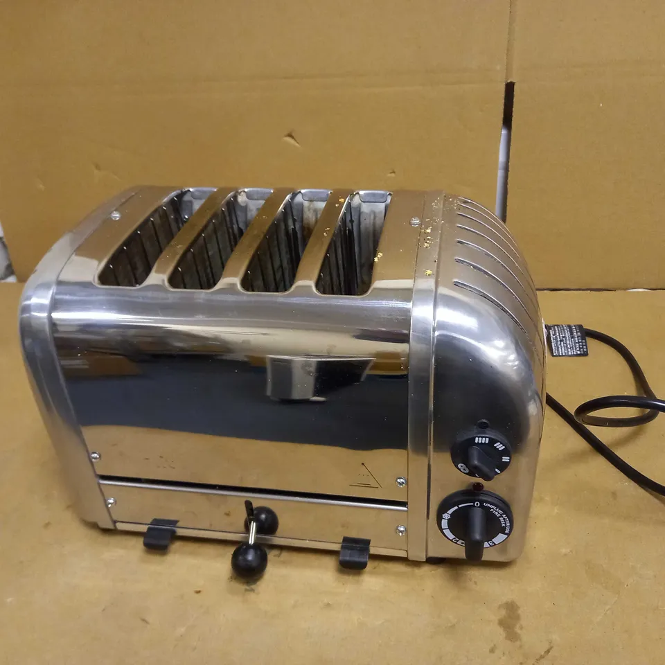 DUALIT CLASSIC STYLE SILVER 4-SLICE TOASTER