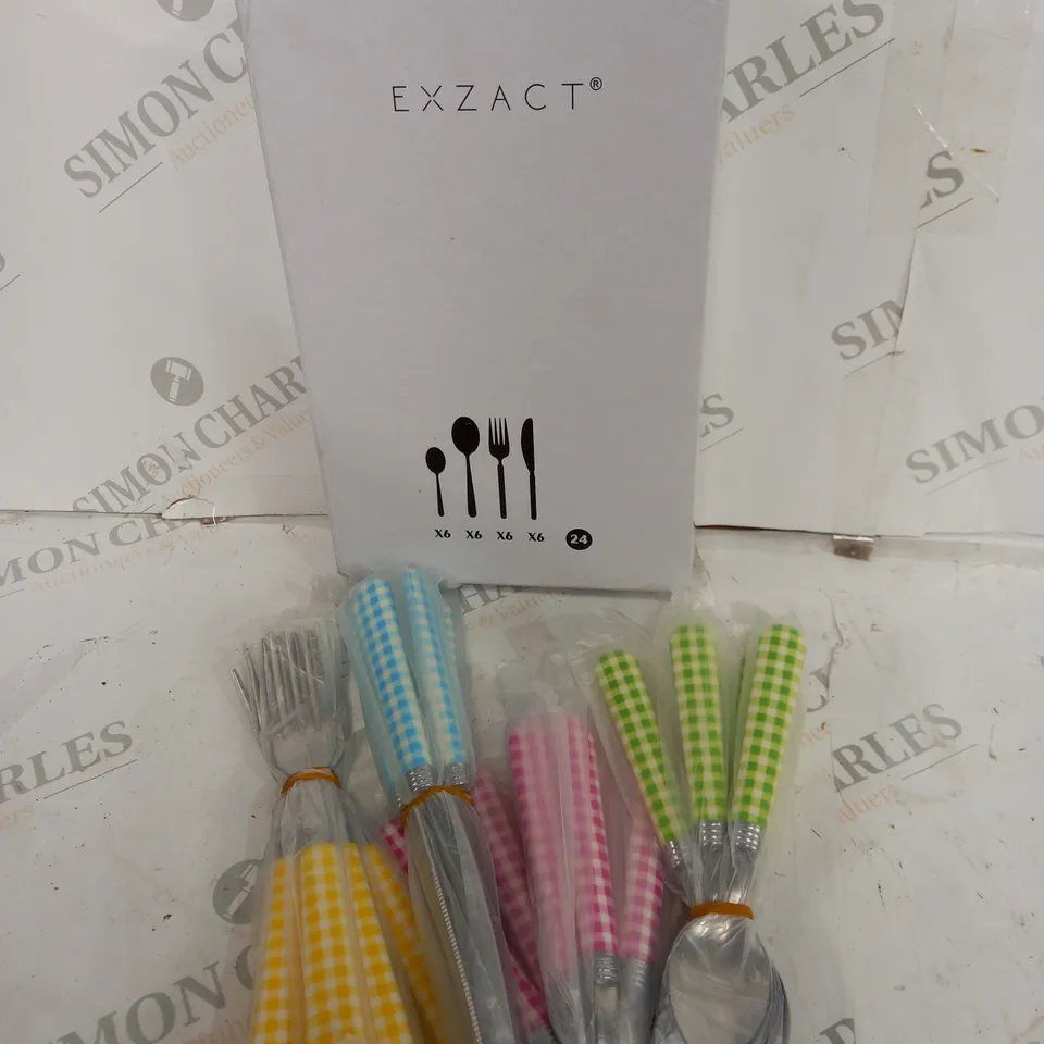 BOXED EXZACT CUTLERY SET 