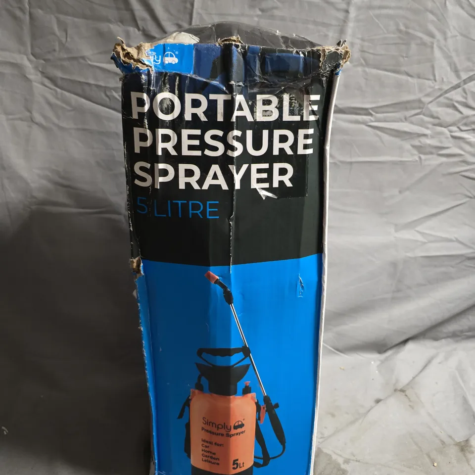 SIMPLY PRESSURE SPRAYER 5 LITRE – GARDEN HANDHELD, BOXED