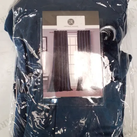 STOCKHOLM HEAVY CRUSHED VELVET EYELET SHEER CURTAINS (SET OF 2)