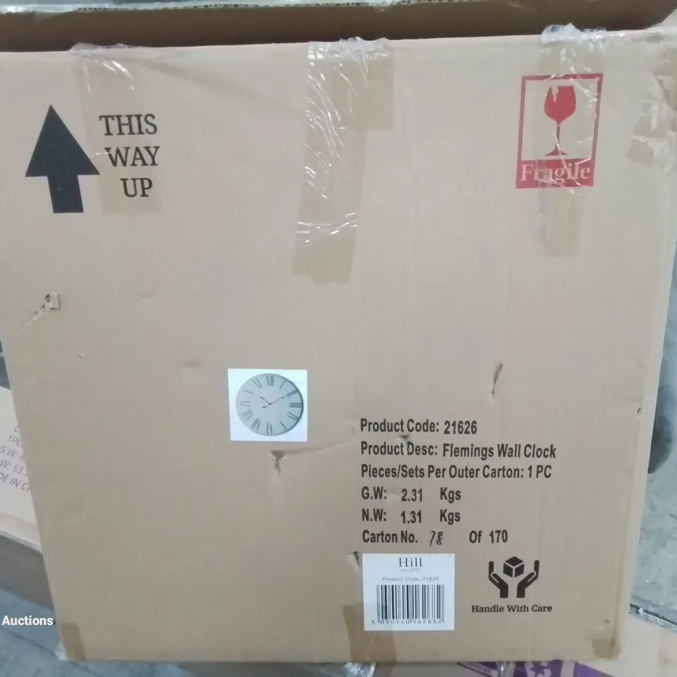 BOXED GOTTFRIEDA WALL CLOCK