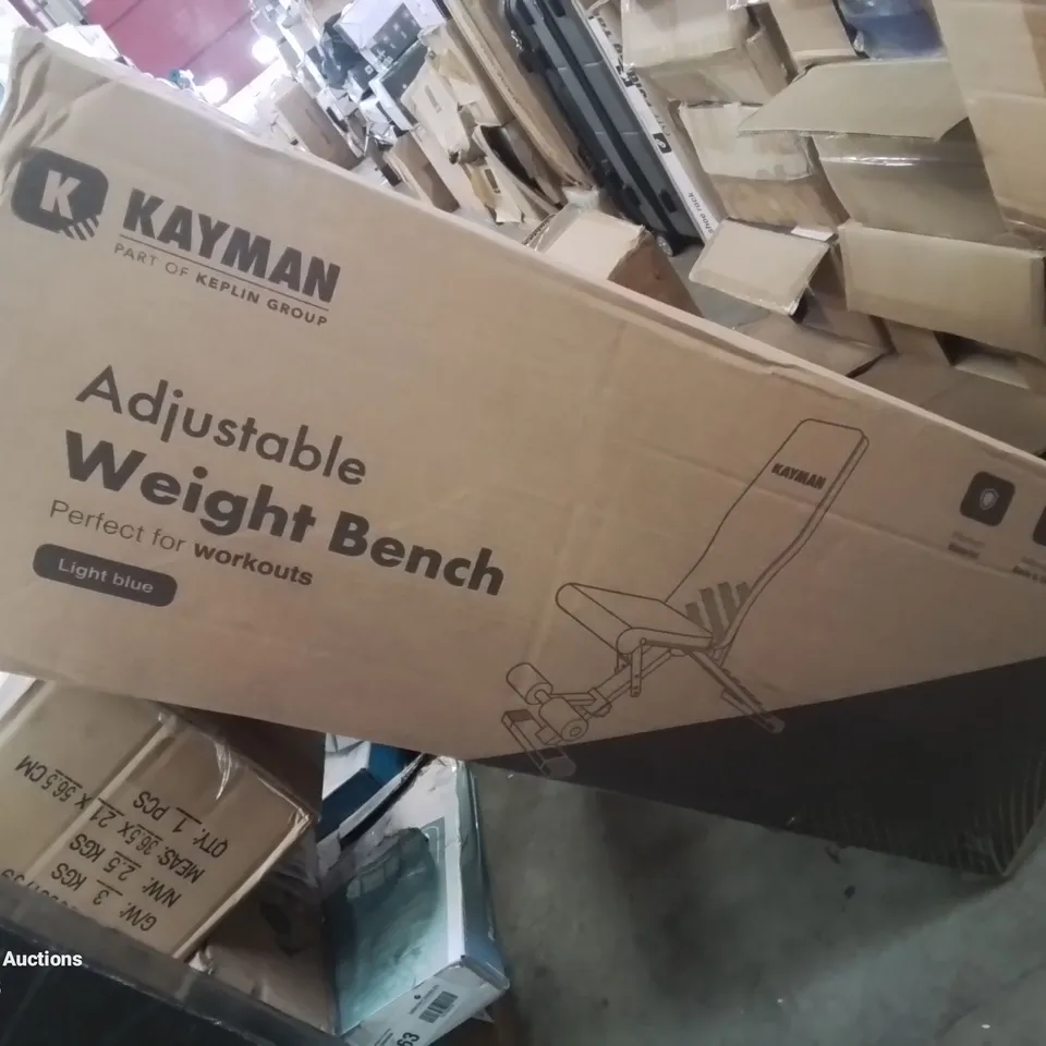 BOXED KEPLIN ADJUSTABLE WEIGHT BENCH