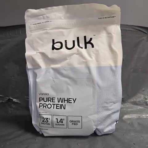SEALED BULK PURE WHEY PROTEIN IN VANILLA 1KG