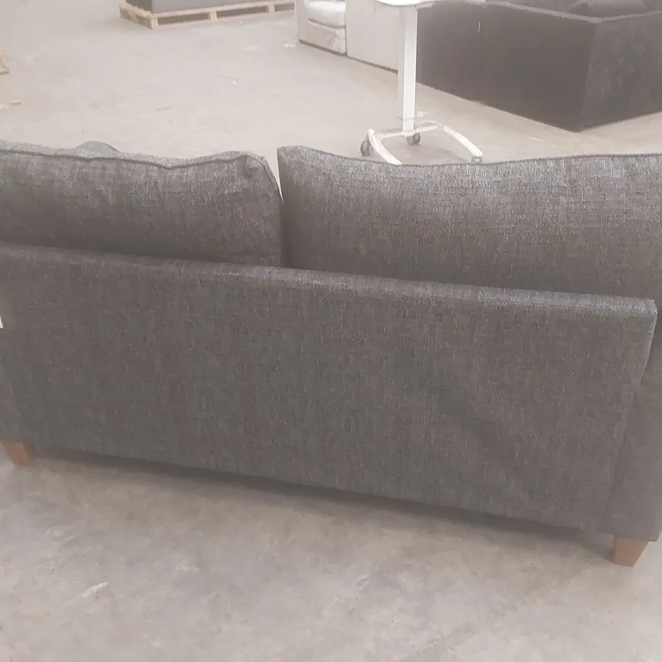 DESIGNER ALSOP 3 SEATER FABRIC UPHOLSTERED SOFA 