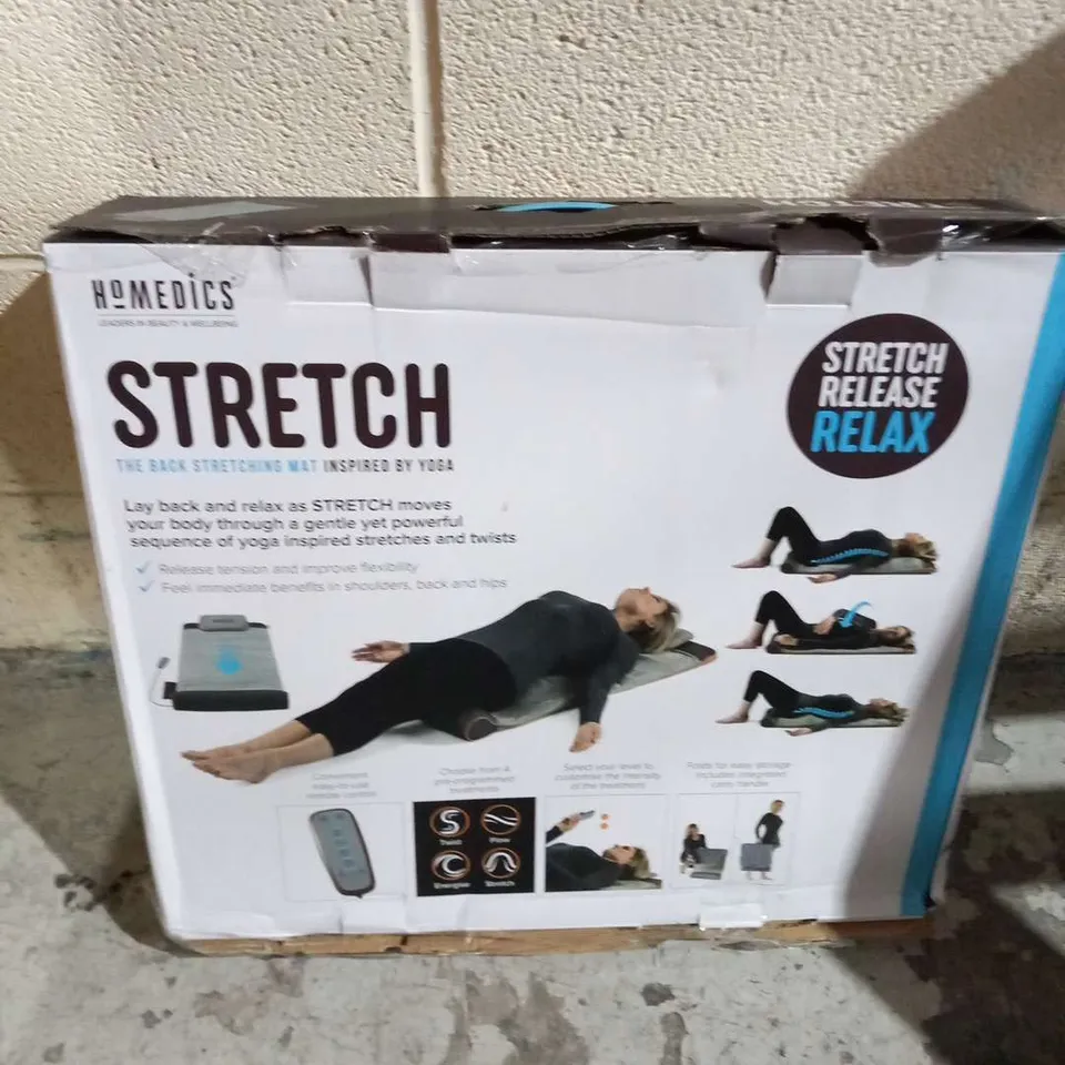 BOXED HOMEDICS STRETCH THE BACK STRETCHING MAT INSPIRED BY YOGA 