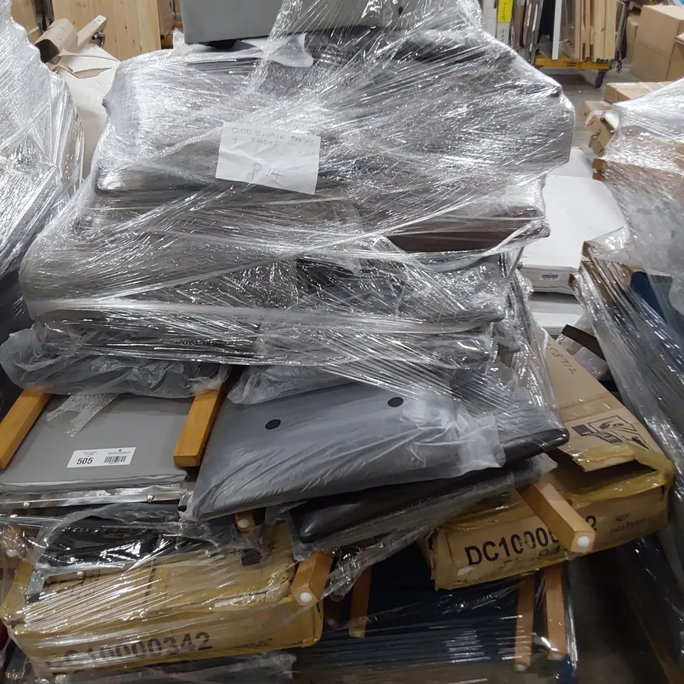 PALLET OF ASSORTED DINING CHAIR PARTS