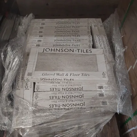 PALLET CONTAINING APPROXIMATELY 88 BOXES OF 5 JOHNSON-TILES ALR03A ASHL WALL TILES - GREY, 60 x 30CM