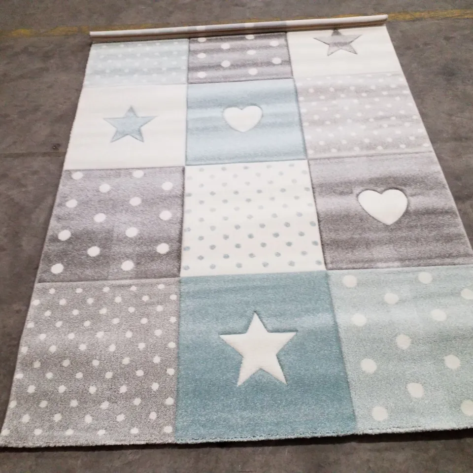 BRAND NEW PACO HOME COSMO 339 RUG IN BLUE - 160×230CM