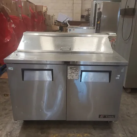 TRUE 2-DOOR COMMERCIAL PREP TABLE REFRIGERATOR