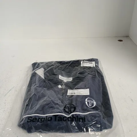 SERGIO TACCHINI CARDONA VELOUR POLO NAVY – LARGE