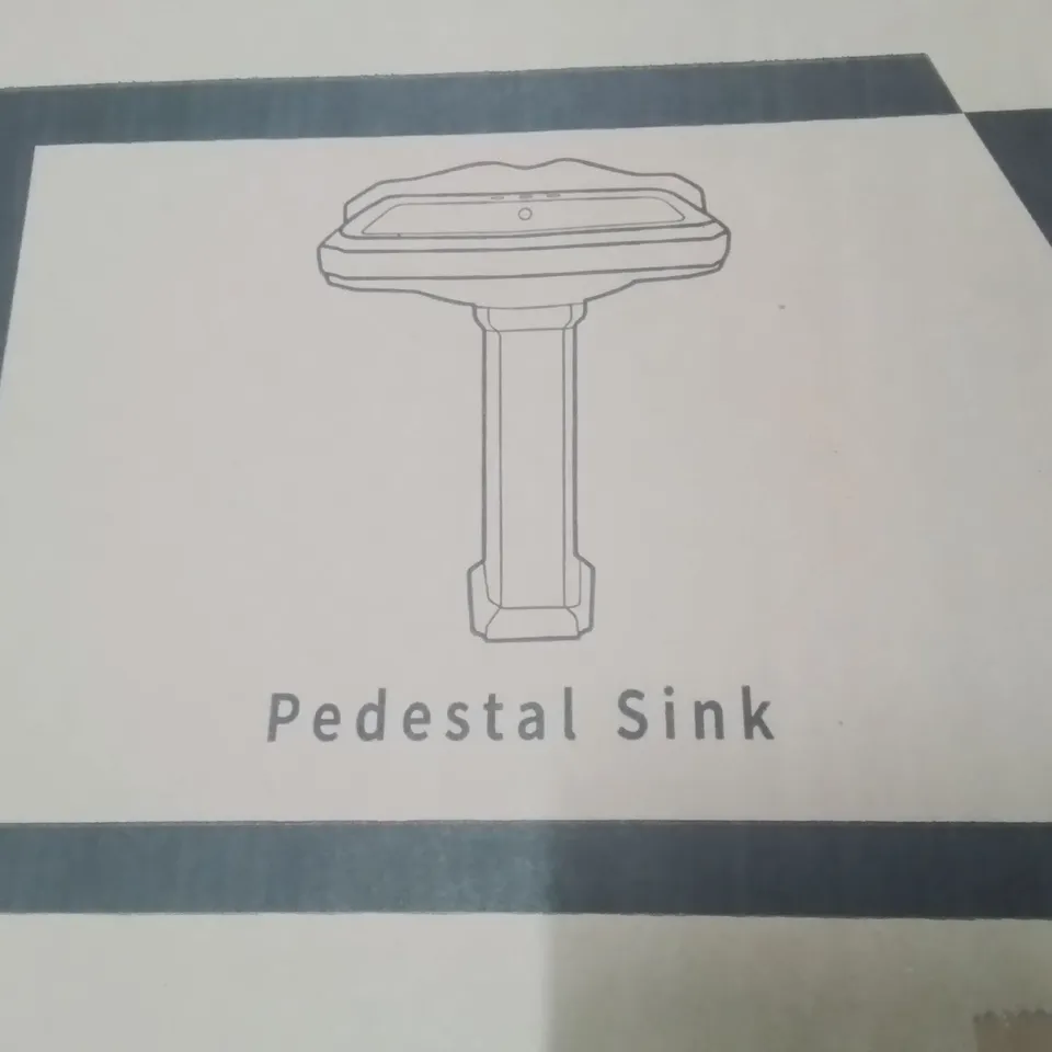 PALLET CONTAINING 3 DEERVALLEY PEDESTAL SINK BASINS