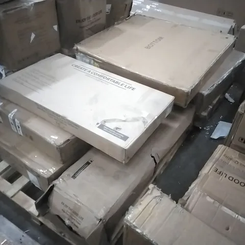 PALLET CONTAINING ASSORTED FLAT PACK FURNITURE PARTS