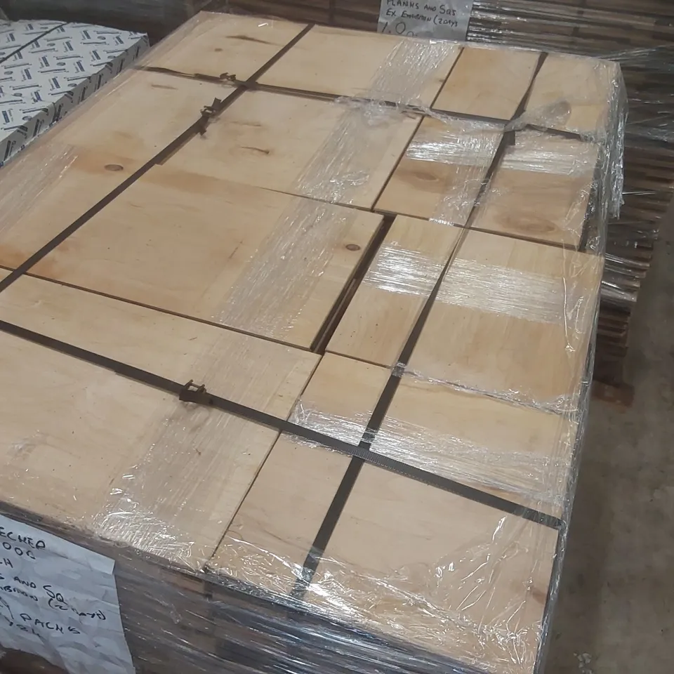 PALLET CONTAINING APPROXIMATELY 49x PACKS OF WOODPECKER ENGINEERED WOOD GOODRICH PLANKS & SQ FLOORING - 0.784M² PP
