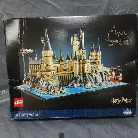 BOXED LEGO HARRY POTTER HOGWARTS CASTLE AND GROUNDS 76419