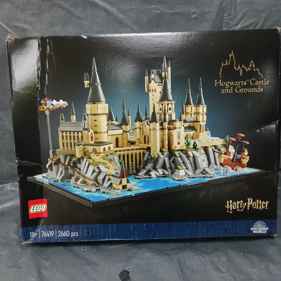 BOXED LEGO HARRY POTTER HOGWARTS CASTLE AND GROUNDS 76419 RRP £144.99