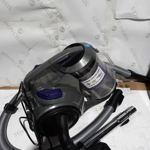 RUSSELL HOBBS TITAN 2 PET CYLINDER VACUUM IN GREY AND PURPLE