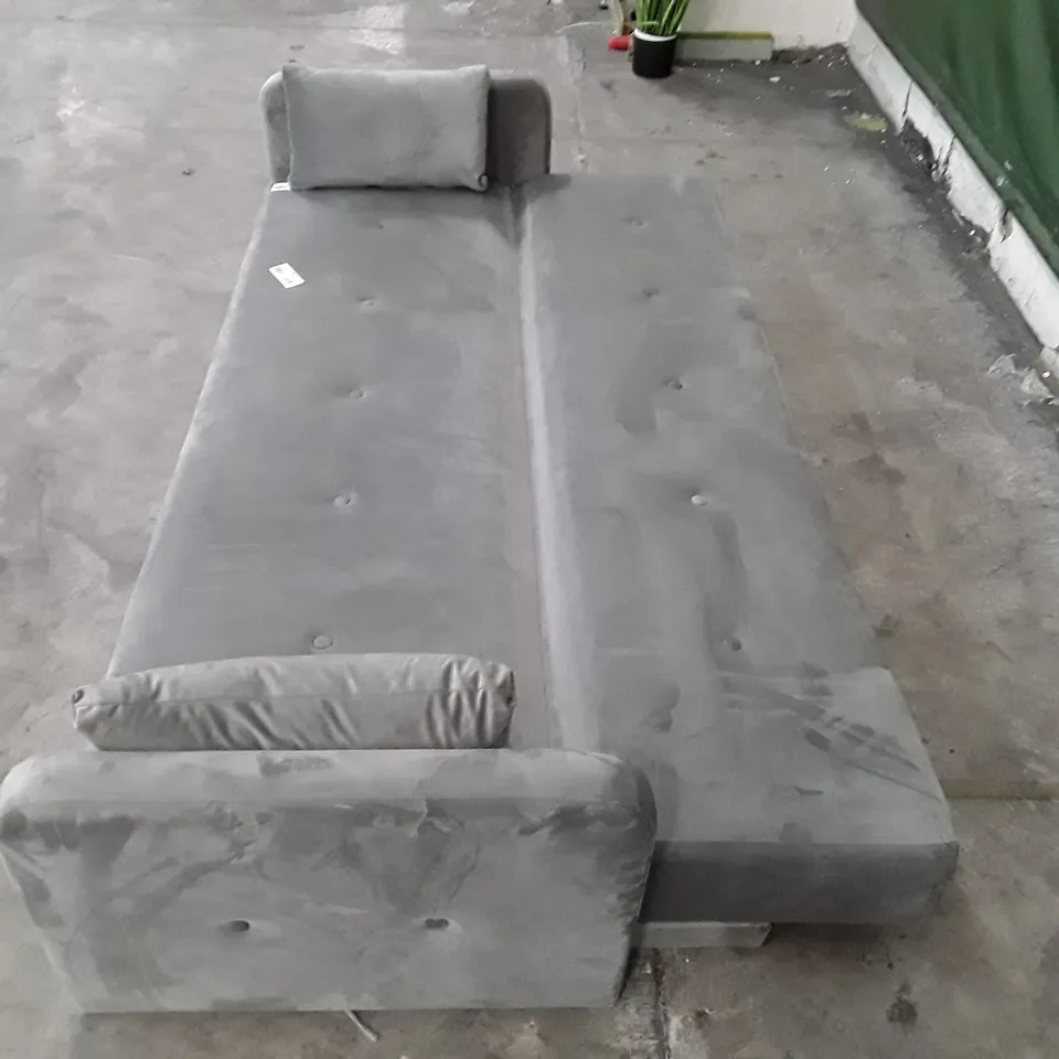 DESIGNER CLIC CLAC SOFA - GREY FABRIC