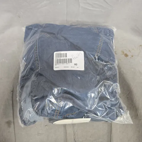 BAGGED MONSOON MAYA ZIP DRESS IN INDIGO SIZE LARGE