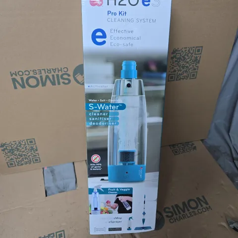 H2O E3 PRO KIT CLEANING SYSTEM WITH S-WATER – BOXED