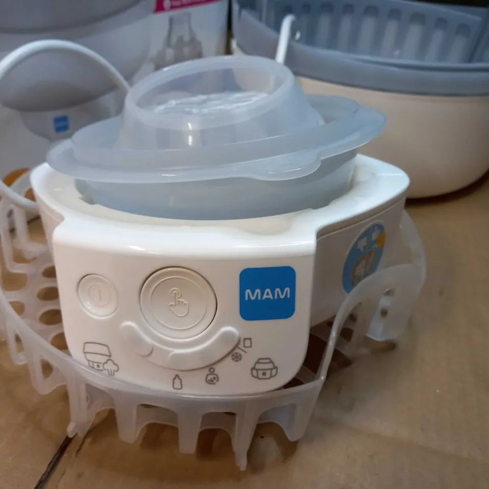 BOXED MAM ELECTRIC STERILISER & BOTTLE WARMER