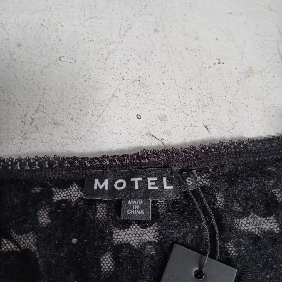 MOTEL SANJANA TOP LACE – BLACK, UK SIZE S