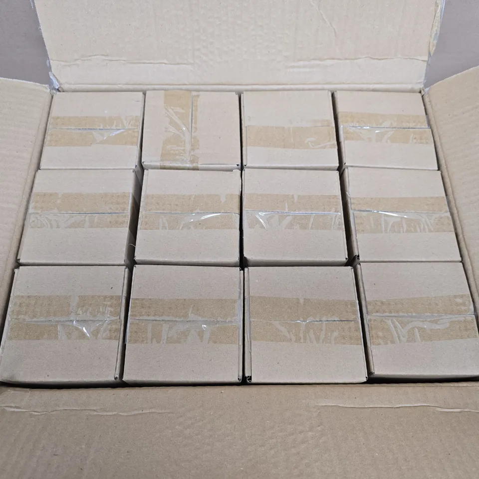 GISELA GRAHAM - LARGE CLEAR GLASS BOTTLE VASE - BOX OF APPROXIMATELY 12PCS 