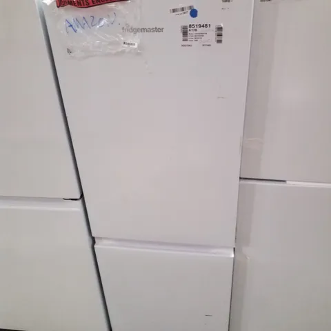 FRIDGEMASTER 50CM FREESTANDING 6040 FRIDGE FREEZER - UNPROCESSED RAW RETURN