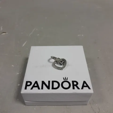 PANDORA MAY BIRTHSTONE HEART DANGLE CHARM