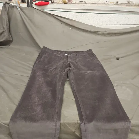 LANDS END ASPHALT CORDUROY TROUSERS SIZE 32 32