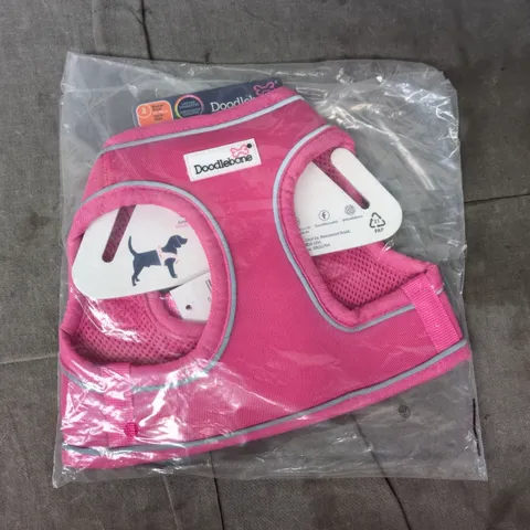 DOODLEBONE SNAPPY SIMPLE STEP-IN HARNESS FOR DOGS IN PINK